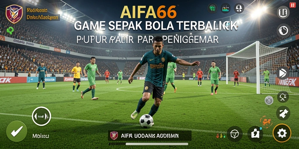 Tangkapan layar AIFA66 yang menunjukkan aksi seru di lapangan.