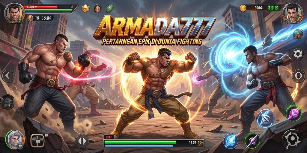 Tangkapan layar ARMADA777 menampilkan aksi pertarungan yang mendebarkan.