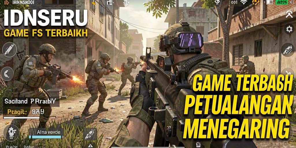 Tampilan gameplay IDNSERU yang penuh aksi dan mendebarkan.