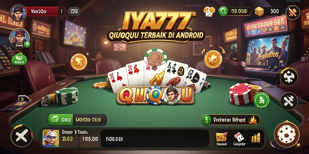 Tampilan utama gameplay QiuQiu yang seru dan menantang.