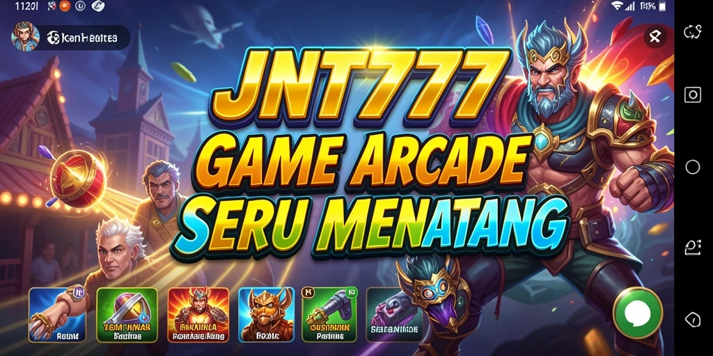 Gameplay JNT777 yang seru dengan tantangan Arcade yang mendebarkan.