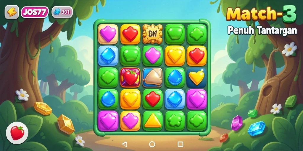 Tampilan gameplay JOS77 yang seru dan menantang.