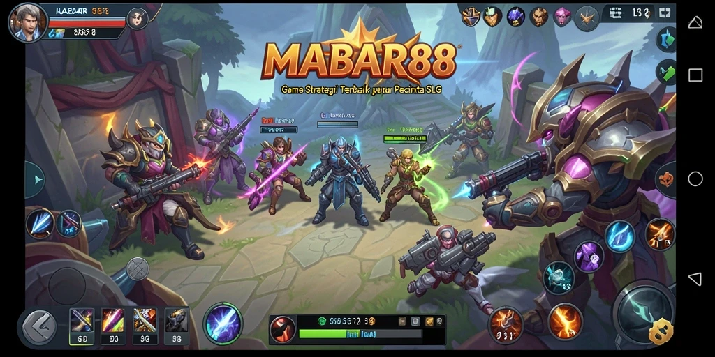 Tampilan gameplay MABAR88 yang seru dan penuh strategi.