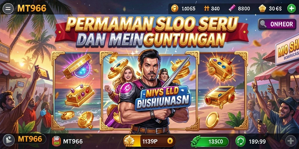 Screenshot utama MT966 menunjukkan gameplay Slot yang seru dan mengasyikkan.