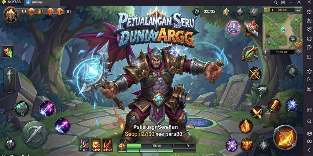 Tampilan menarik dari gameplay seru di MVP789.