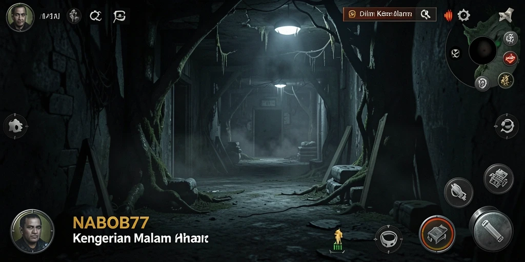 Gameplay NABOB77 menampilkan suasana Horror yang mendebarkan.