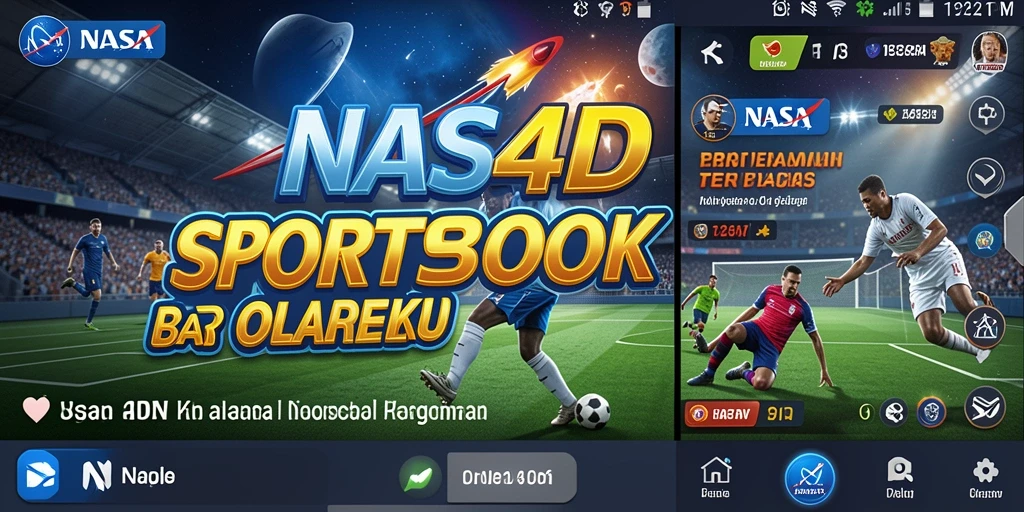 Tampilan gameplay menarik dari aplikasi Sportsbook NASA4D.