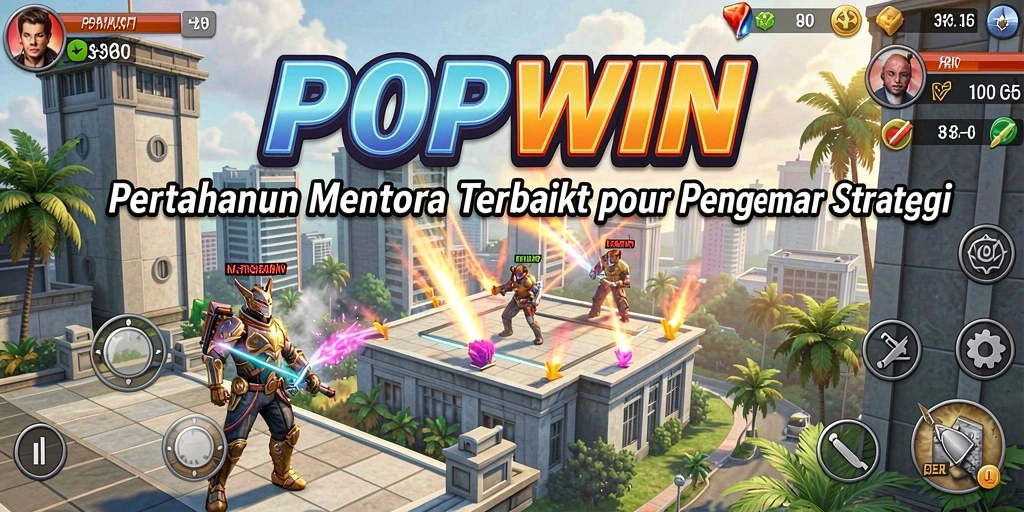 Tangkapan layar utama menunjukkan aksi mendebarkan pertahanan menara.