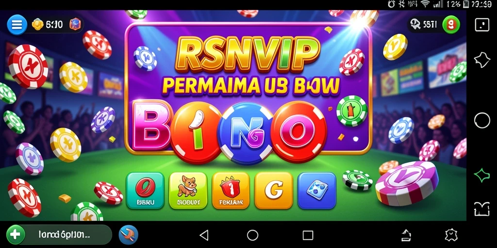 Tampilan gameplay RSNVIP yang menarik dalam permainan Bingo.