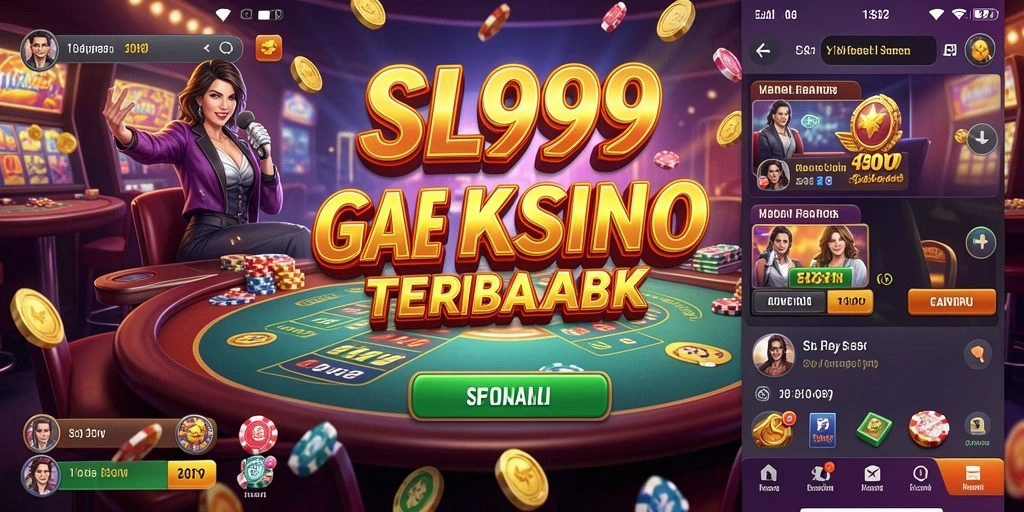 Tampilan gameplay SL999 yang menakjubkan dalam suasana Kasino.