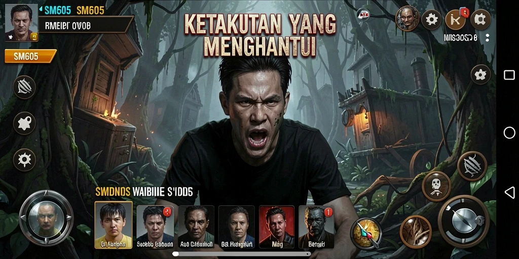 Gameplay menyeramkan yang menghadirkan ketegangan setiap detik.