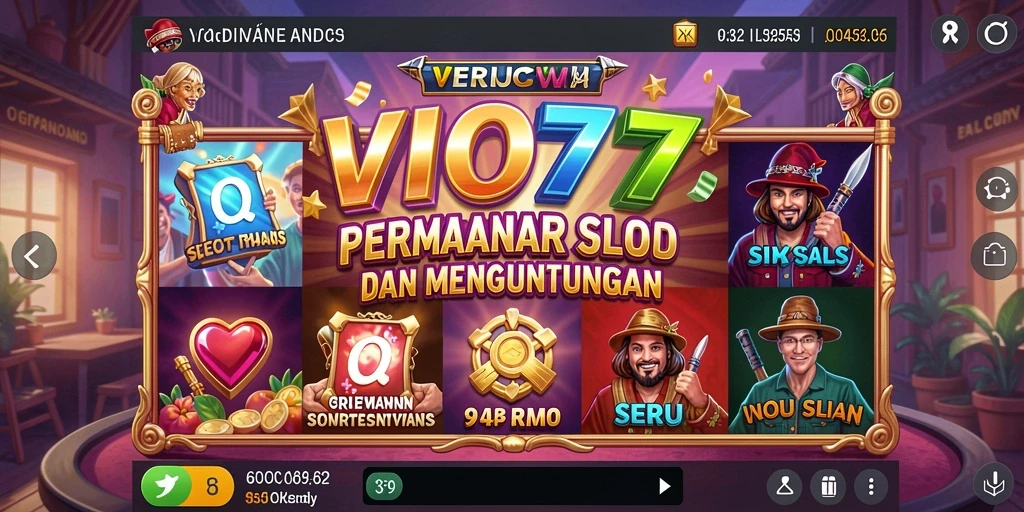 Screenshot VIO77 menampilkan gameplay Slot yang menarik dan interaktif.